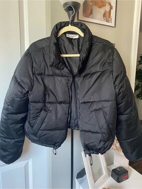 No Boundaries Black Puffer Jacket